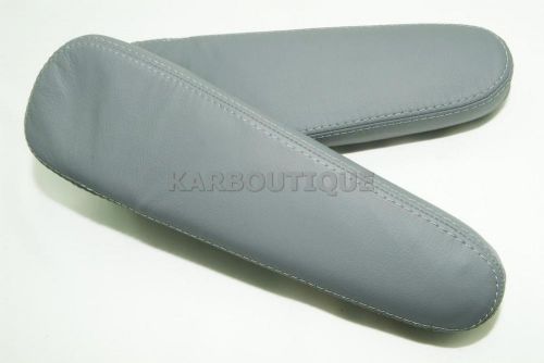 Fits 10-14 honda cr-v synthetic leather seat armrest covers gray