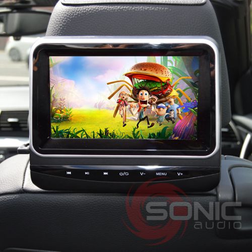 Plug-and-play 7&#034; car hd headrest dvd player/screen usb/sd mercedes c/e/g/s-class