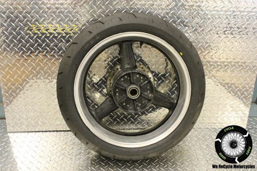 2003 yamaha yzf r1 rear wheel rim tire with brake rotor disc oem yzfr1 03