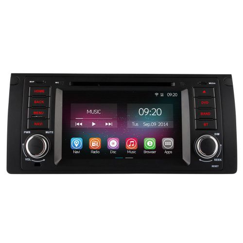 Android4.4 c200 quad core car dvd radio for bmw e39 e53 range rover bt gps video
