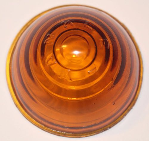 Vintage yankee metal products amber lens