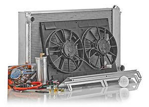 Be-cool radiator and fan direct-fit gm a/b-body 1966-79 p/n 80008