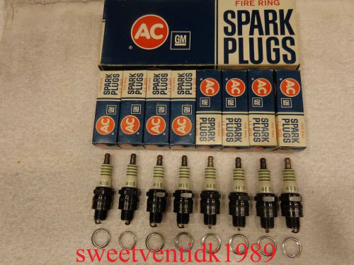 &#039;nos&#039; ac-46s spark plugs....bonneville, catalina, nash, desoto, etc. + more....