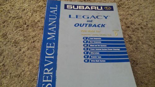 2002 subaru legacy and outback suspension sec 5 service manual