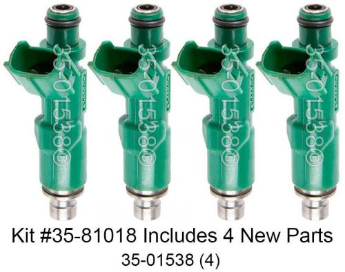 Brand new top quality complete fuel injector set fits scion and toyota