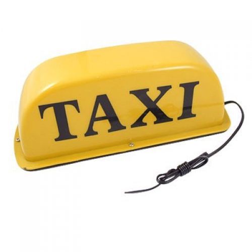 Amico yellow light magnetic base taxi cab roof sign light lamp 12v