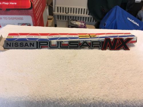 Nissan pulsar nx trunk emblem 1983 new 84894-16m11