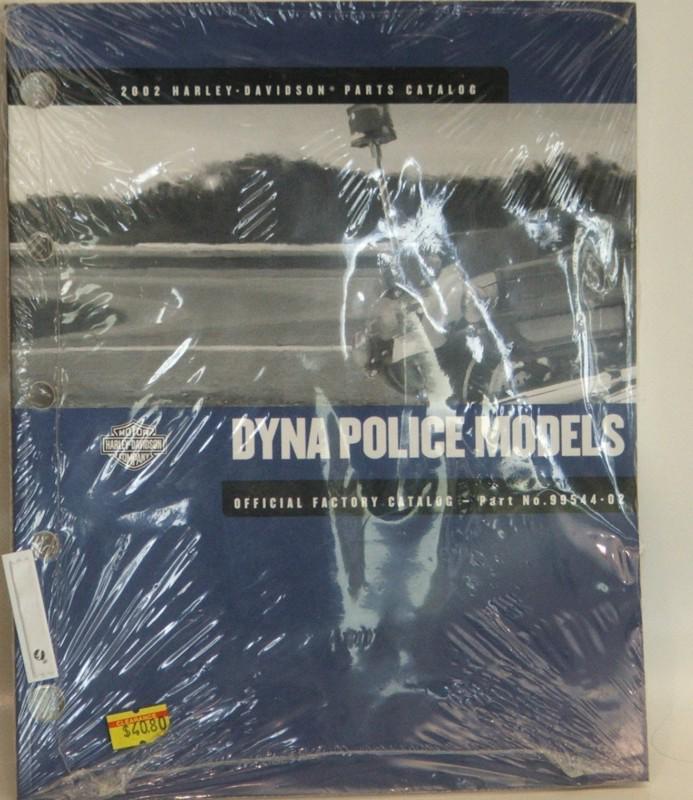 New! factory parts catalog for 2002 dyna police models free shipping