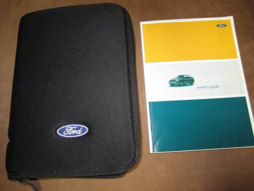 2005 ford freestyle van owners manual w/case 05 free shipping