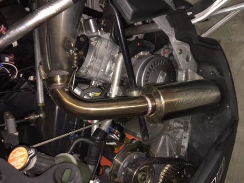 Polaris axys pro rmk 800 mbrp stainless steel silencer: also fits 600/x/assaults