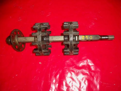 VINTAGE YAMAHA ENTICER 250 / 300 TRACK DRIVE DRIVE SHAFT AND COGS, US $59.99, image 1