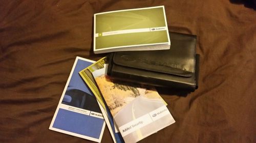2009 subaru forester owners manual w/misc booklets (oem)