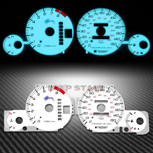 Indiglo glow gauge+harness blue dash for 97-01 honda prelude automatic h22a4 l4