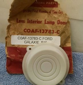 Nos 1960-1962 ford galaxie 1962-1965 fairlane dome lamp light lens fomoco