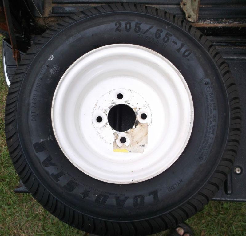Buy 205/65-10 (20.5X8.00-10) Load Range E Bias Ply Trailer Tire - Loadstar 4 lug in Chunchula 205 65 X 10 Load Range E