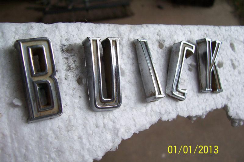 1961 1962 buick trunk letters great shape special 