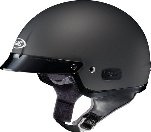 Hjc is-2 matte black open-face motorcycle helmet is2 size x-small