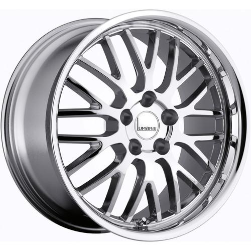 18x9.5 chrome lumarai kya wheels 5x4.5 +44 lexus sc 430