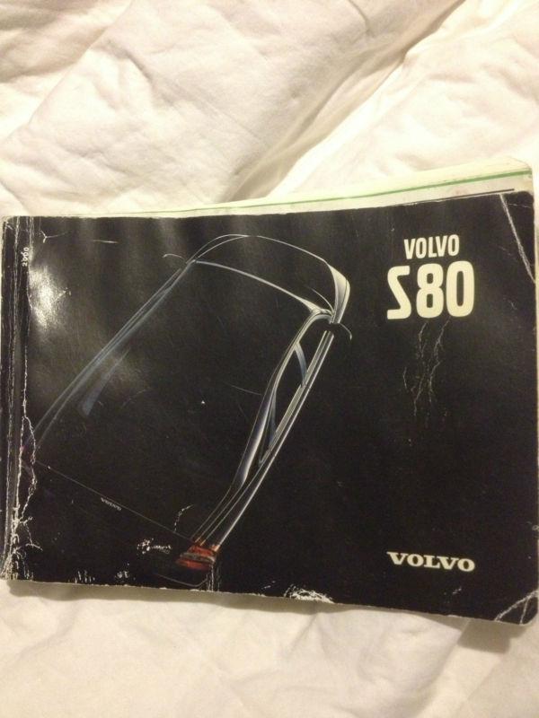 2000 volvo s80 original owners manual