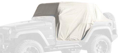 Rugged ridge gray weather lite cab cover for jeep 2-door wrangler