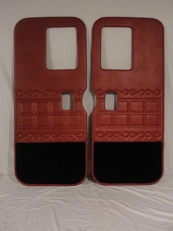 359 peterbilt pete factory look cargo door panels set of two  factory colors