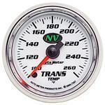 Autometer nv series-trans temperature gauge 2-1/16 elec full sweep 100-260f 7357