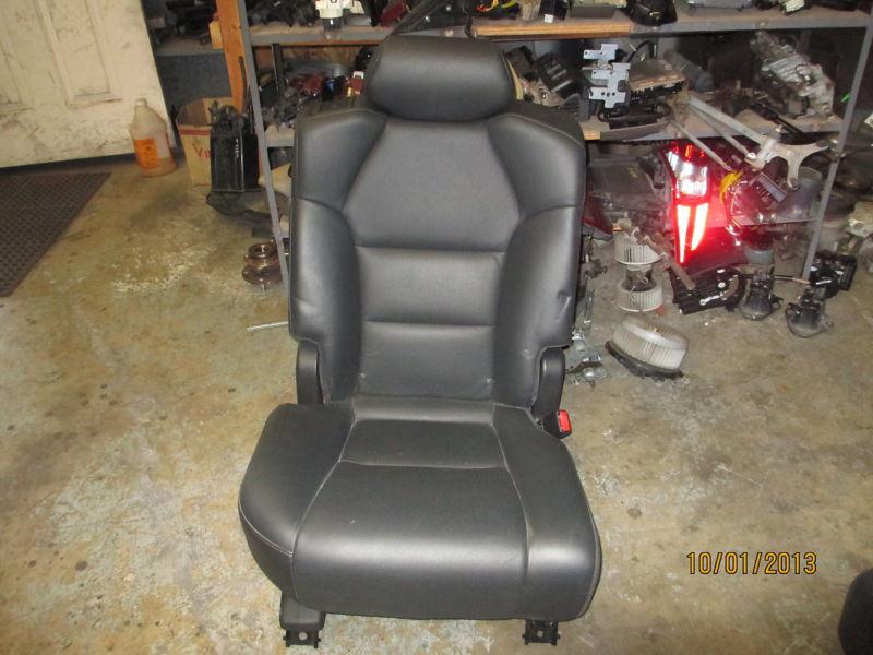 2007 08 09 acura mdx right passenger side second row seat black leather