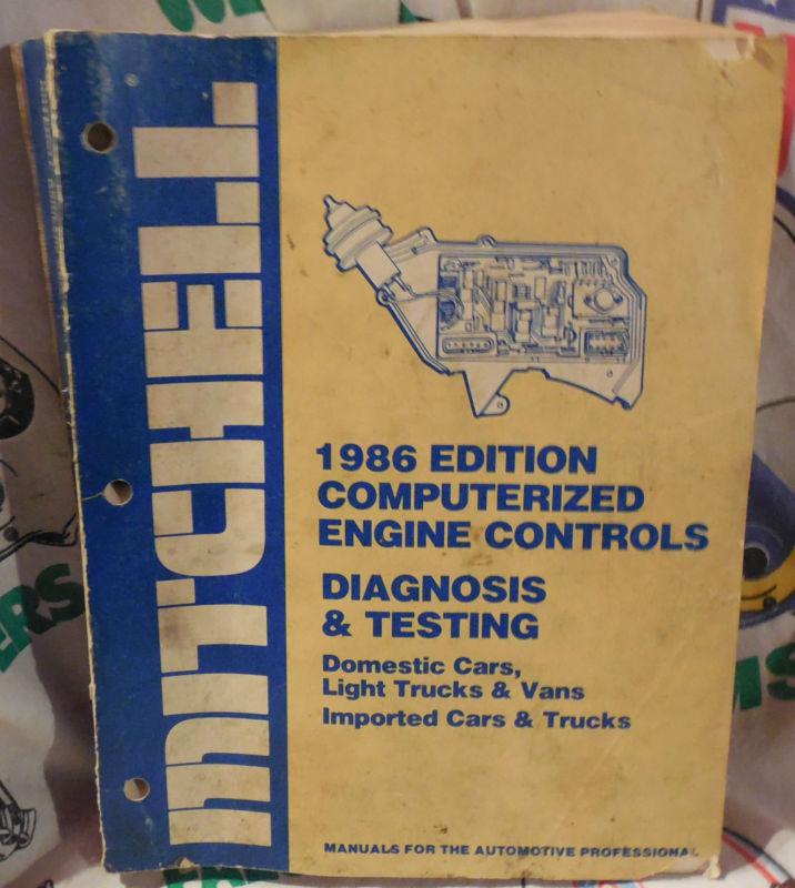Mitchell,1986,computer,engine,contrlo,diagnostic,service,training,manual,book