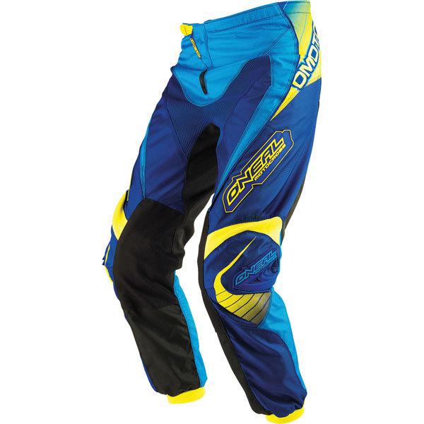 Blue/yellow w32 o'neal racing element pants 2013 model