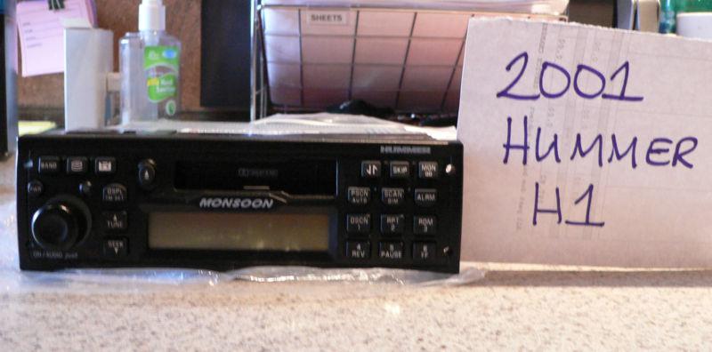 2001 hummer h1 monsoon radio