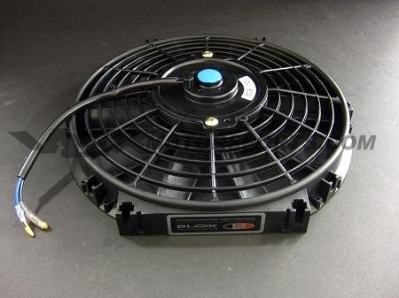 Blox racing 10 inch electric slim fan for radiator 10" black