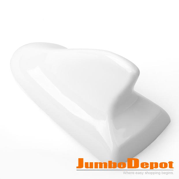1 p buick style white color shark fin antenna roof top decorative universal fits