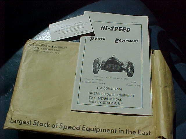 1952 edmunds custom hi speed performance equipment sales catalog w orig envelope