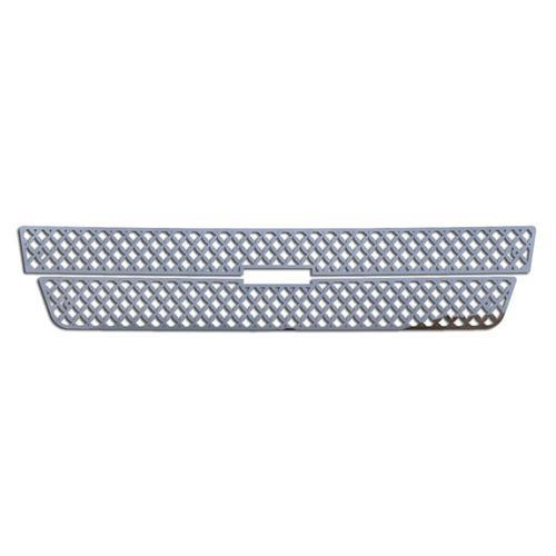 Chevy silverado hd 01-02 mesh style stainless grille insert aftermarket trim