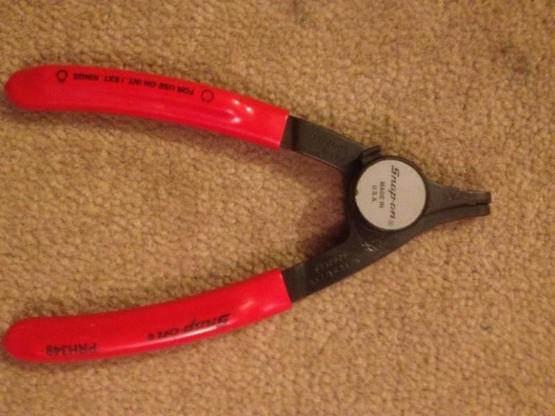 Snap on fixed tip retaining ring fixed tip convertible pliers # prh349 prh 349