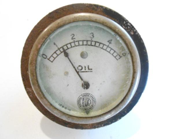1910 's 1920 's buick olds maxwell national oil pressure gauge