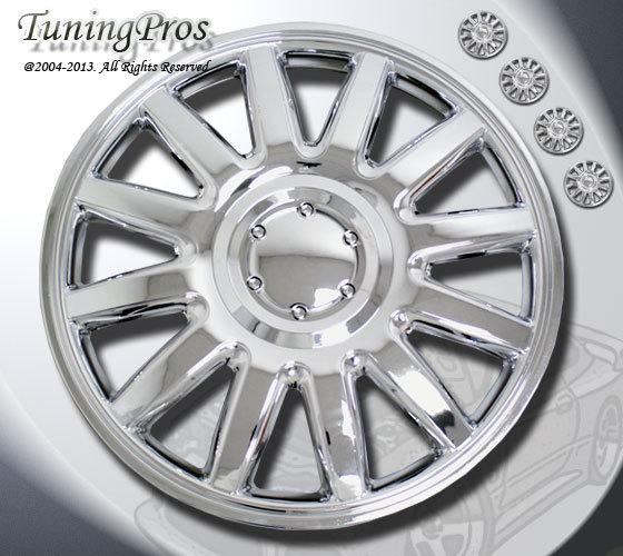 15" inch hubcap chrome wheel rim covers 4pcs, style code 610 15 inches hub caps