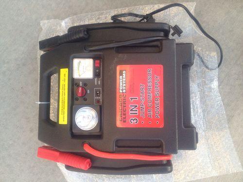 Chicago electric 3 in 1 jump start / air compressor