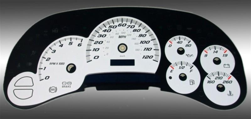 Us speedo ss1200530 us speedo daytona edition color replacement gauge face kit