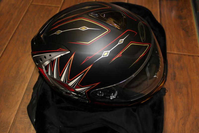 Snell zox mechanicalamity large full face helmet motorcycle