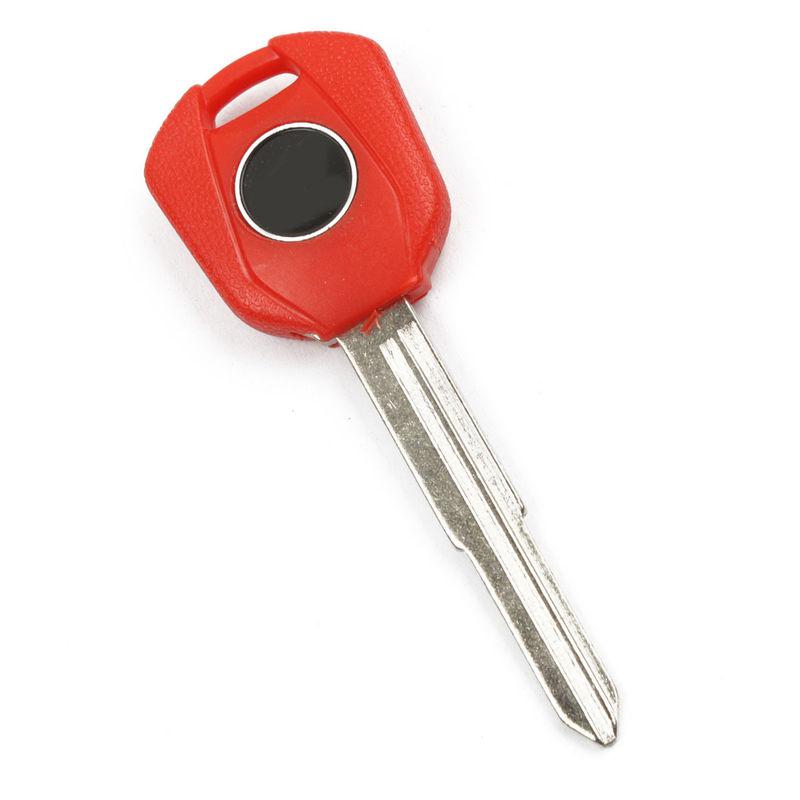 Red blank uncut key for honda vfr800 st1300 cbf600 cbr1000rr cbr250 vtec cb900