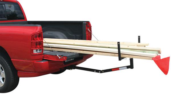 Pickup truck bed hitch extender extension rack-ladder-canoe-boat (hitch-ext)