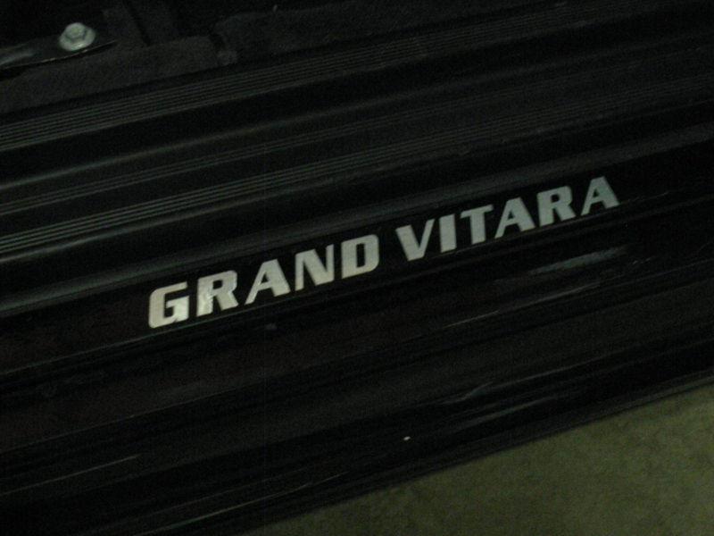 (2) door step decal sticker badge accent "grand vitara"