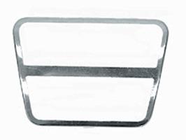 Clutch or brake pad stainless trim, each