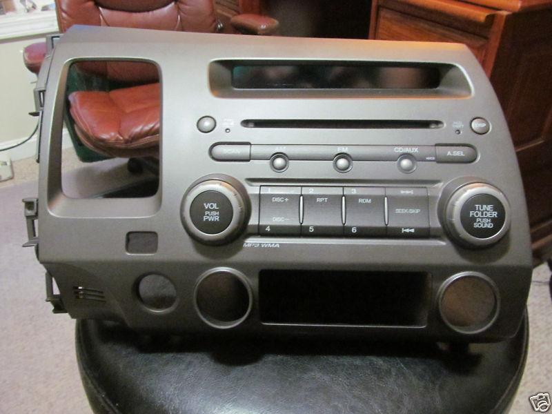2006 honda civic premium audio system radio stereo mp3 wma cd player oem