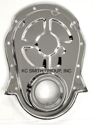 Chevy big block chrome timing chain cover
