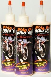 Ride on tire sealant for motorcycles