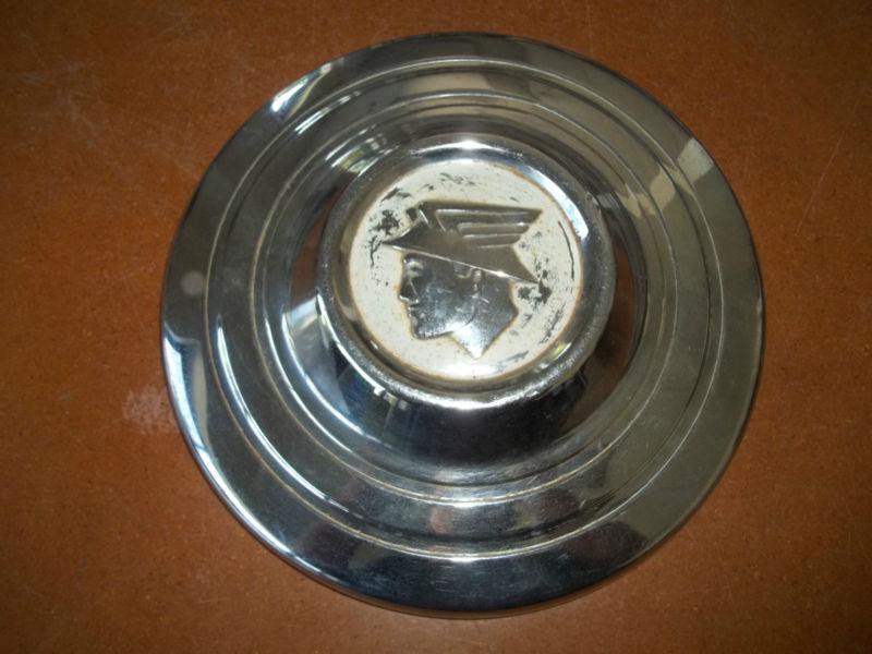 54 55 56 mercury hubcap wheel cover center hub cap 10 1/2" dog dish poverty oem