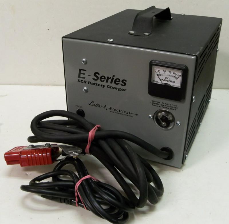 Lester e-series 24v 21a 120v 60hz battery charger model 26010