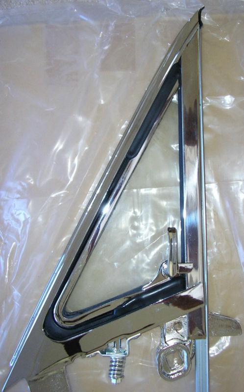 1965-6 ford mustang complete vent window assembly rh (clear glass)